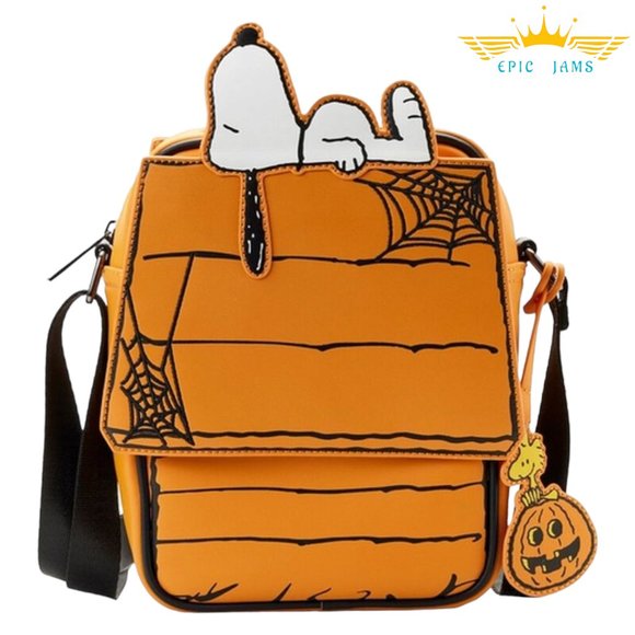 Loungefly Handbags - Loungefly Peanuts Great Pumpkin Snoopy Doghouse Crossbody Bag